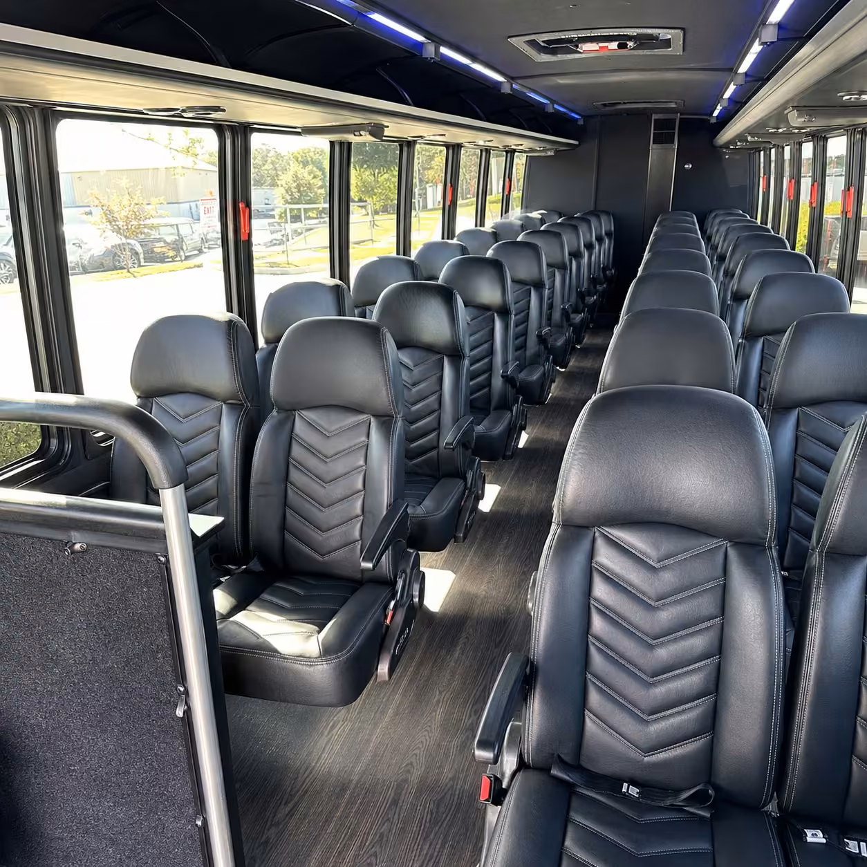 35 passenger minibus inside