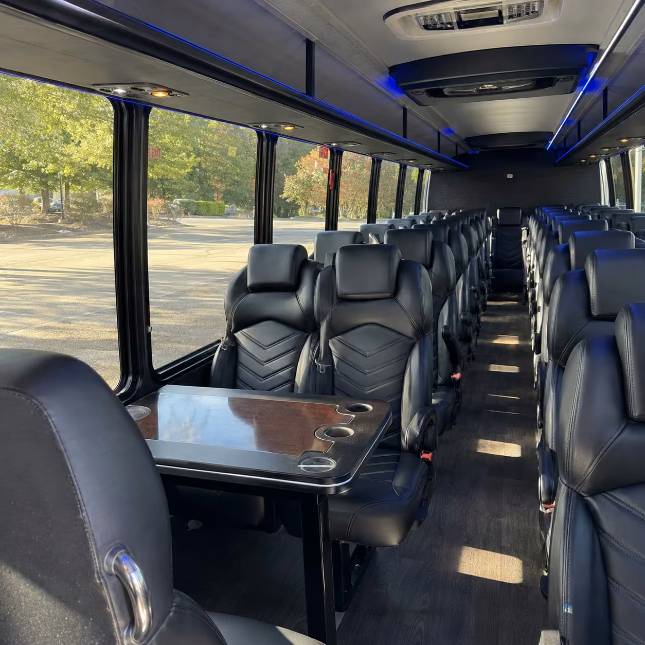 35 passenger minibus interior