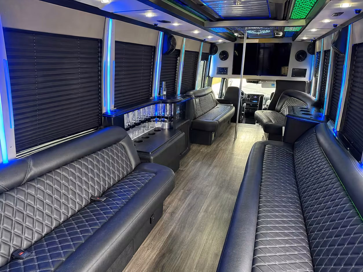 party bus interior