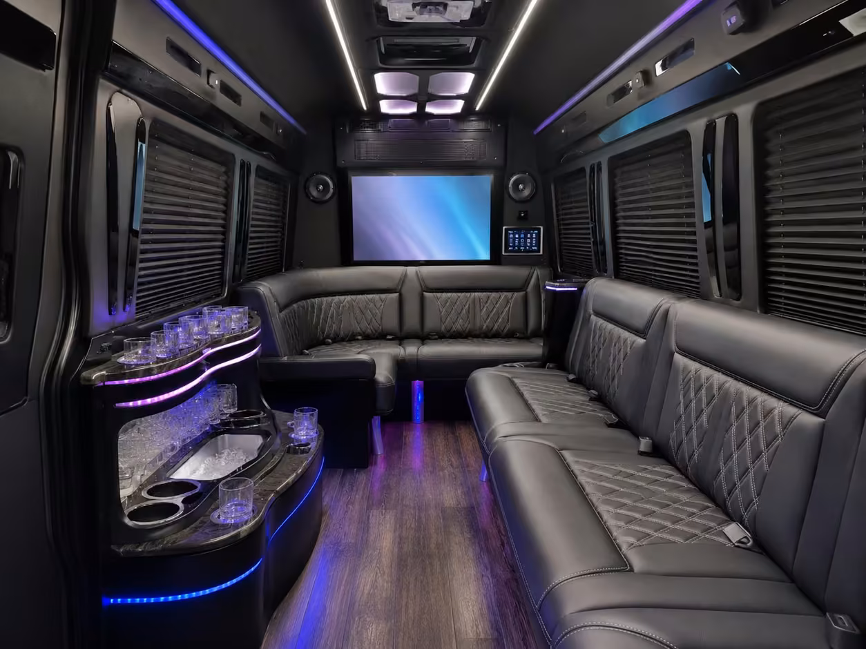 sprinter limo inside