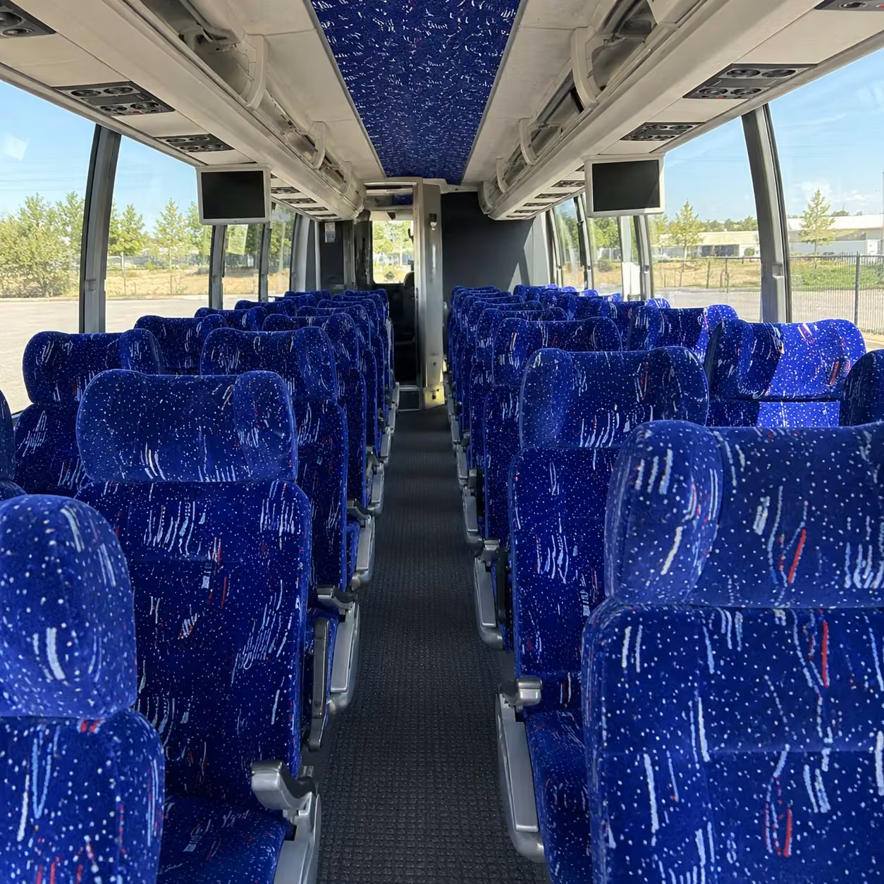 tulsa charter bus interior
